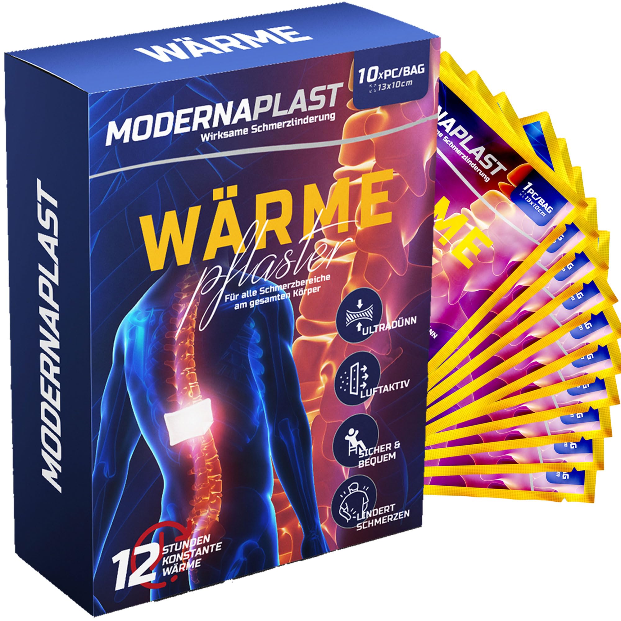 Modernaplast heat patch set of 10