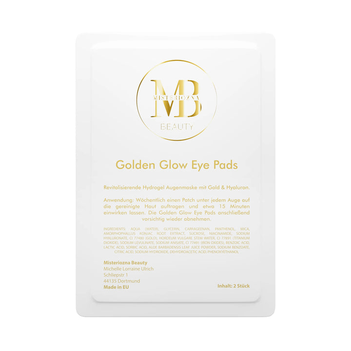 Golden Glow Eye Pads (augenpads) von Misteriozna Beauty